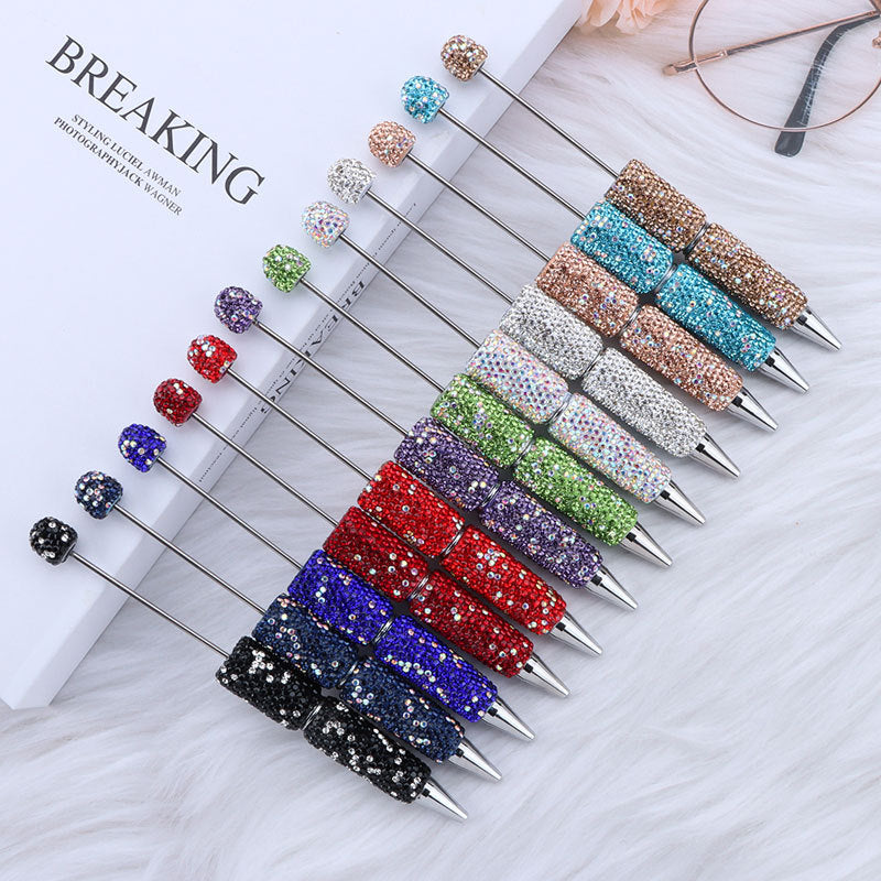 F【New Arrival】DIY Beadable Rhinestone Shinning Pen（Purchased separately and not shipped）