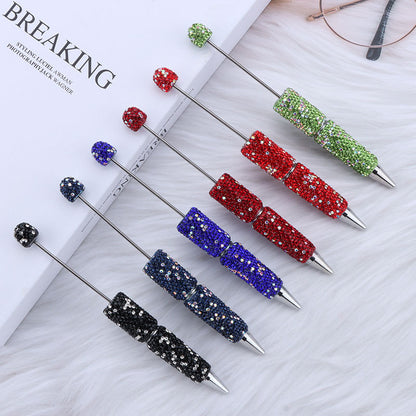 F【New Arrival】DIY Beadable Rhinestone Shinning Pen（Purchased separately and not shipped）