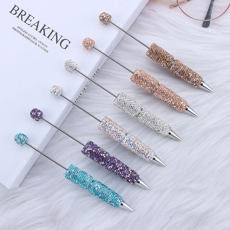 F【New Arrival】DIY Beadable Rhinestone Shinning Pen（Purchased separately and not shipped）