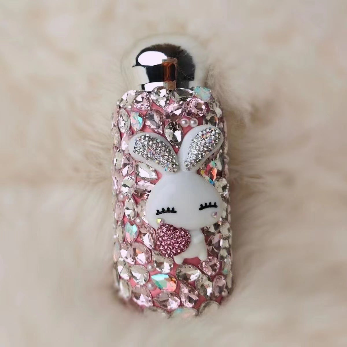 G  Bunny diamond-encrusted thermos mug