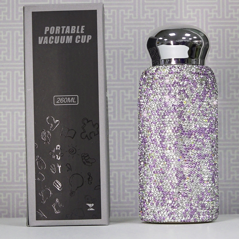 G  Bunny diamond-encrusted thermos mug